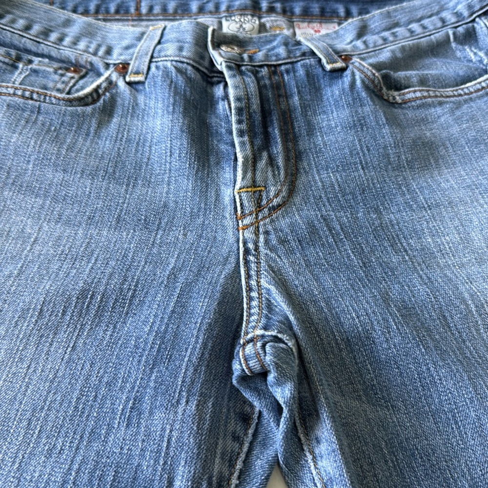 Lucky Brand Dungarees Sweet N’ Low Flare Boot Cut Jeans Vintage Y2K Sz 8/29 USA - Picture 4 of 16